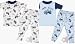B.T. Kids Monster Truck Set of Two Cotton Pajamas for Baby and Toddler Boys