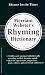 Book Merriam-Webster's Rhyming Dictionary