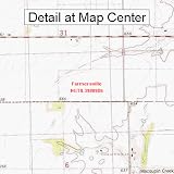 USGS Topographic Quadrangle Map - Farmersville, Illinois
(Folded/Waterproof)