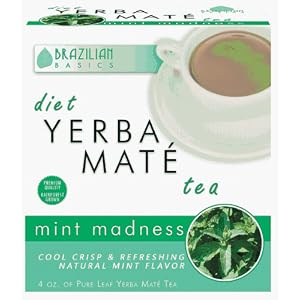Click here to buy Mint Madness Diet Yerba Mate Tea by Brazilian Basics.