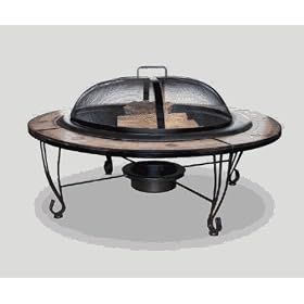 Uniflame Mosaic Tile Outdoor Firebowl with Copper Accents by 