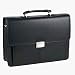 Kenneth Cole Reaction Business and Luggage Double Gusset Leather Flapover Portfolio (Black)