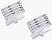 Dolan Bullock Linear Collection Sterling Silver Cuff Links