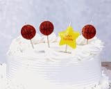Biedermann & Sons Set of 4 Sports Theme Birthday Candles, 12 Packages, Basketball