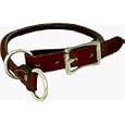 Mendota Rolled English Bridle Leather Slip Collar (Size=16)