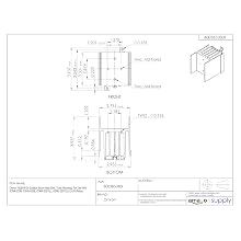 Omron Y92B-N100 Surface Mount Heat Sink, Track Mounting, For Use With G3NA-220B, G3NA-420B, G3NA-220T(L), G3NE-220T(L)(-2)-US Relays
