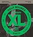 D'Addario XL Half Rounds Bass Guitar Strings - ENR70 - Long Scale - Super Light, 40-95