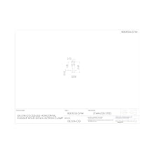 DE-STA-CO 225-USS Horizontal Handle Hold Down Action Clamp