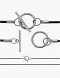 19 Rubber Necklace for Pendant 2mm width Toggle Clasp