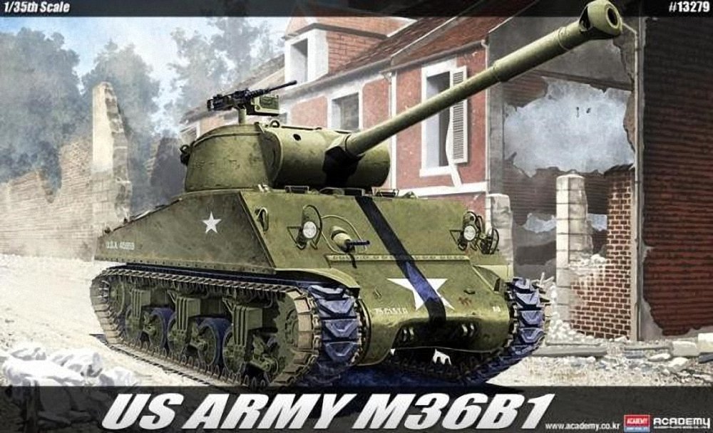 Amazon.com: Academy U.S. Army M36B1 GMC Vehicle Building Kit: Toys ...