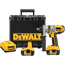 DEWALT DCD970KL 18-Volt XRP Lithium-Ion 1/2-Inch Hammerdrill/Drill/Driver Kit