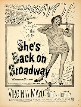 1953 Ad Movie Shes Back on Broa...