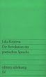 Die Revolution der poetischen Sprache