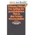 Der Aufbau der geschichtlichen Welt in den Geisteswissenschaften (suhrkamp taschenbuch wissenschaft)