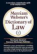 Merriam-Webster's Dictionary of Law