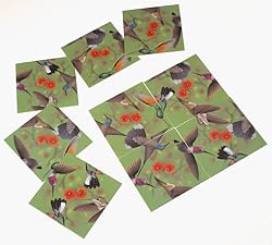 Scramble Squares: Hummingbirds