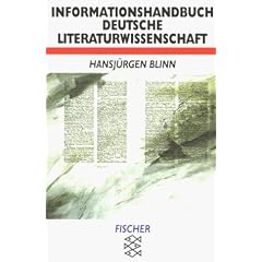 Informationshandbuch Deutsche Literaturwissenschaft.