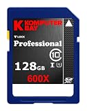 Komputerbay 128ギガバイト クラス10 SDXC UHS-I 600X 高速メモリーカード 60メガバイト/秒の書き込み 90メガバイト/ s の読み取り 128 GB