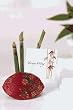 Weddingstar 6030 Asian Brocade ''Snap Purse''-Place Card Holders- Red