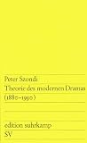 Edition Suhrkamp, Nr.27, Theorie des modernen Dramas 1880-1950