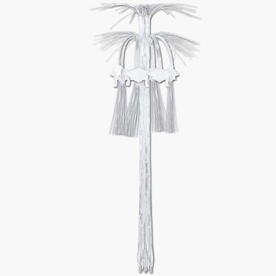 Beistle - 57543-W - Grad Cap Cascade Hanging Column- Pack of 12