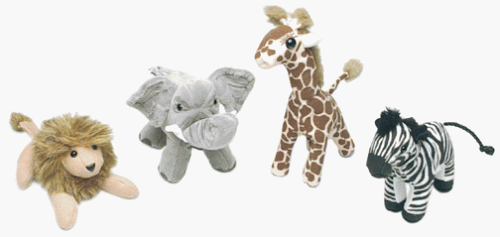 Childrens Toyshop  Toys : African Wildlife Finger Puppets