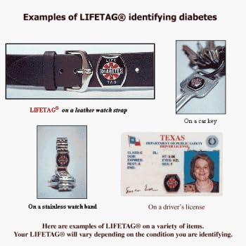 LIFETAG Latex Allergy Medical ID Tags 5-pack FREE STANDARD SHIPPING