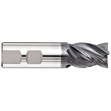 YG-1 EMB40 Carbide Corner Radius End Mills, Metric, Long Length, Weldon Shank, AlTiN Finish Helix, For Use With All Materials