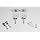 Safe Glow Photoluminescent Exit Sign, "EXIT" with Left and Right Arrows Symbol, 16-29/32" Length x 9-1/2" Width x 1/4 " Height, T-Bar Mount (Pack of 1)