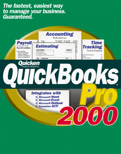 Childrens Toyshop  Software : Quicken Financial Solutions: QuickBooks Pro 2000: Accounting, Payroll, Estimating, Time Tracking