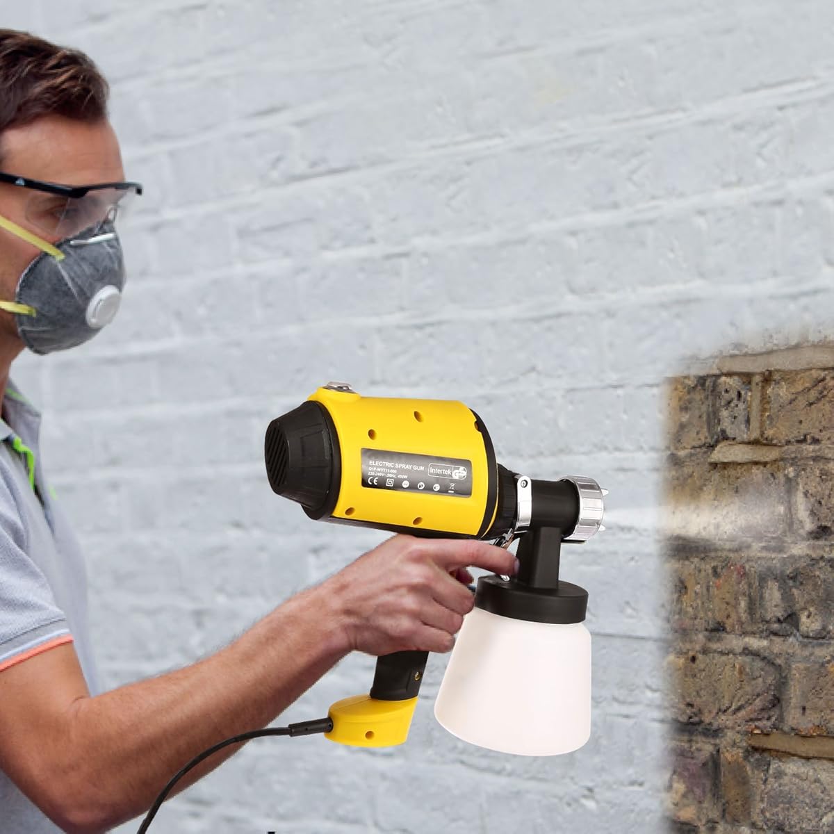 Meditool Advanced Electric Spray Gun Home Paint Sprayer HVLP Sprayer with Three Spray Patterns