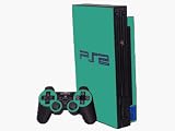 Sony PlayStation 2 (PS2) Skin - NEW - TEAL TURQUOISE system skins faceplate decal mod