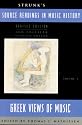 Source Readings in Music History: Greek Views of Music v. 1