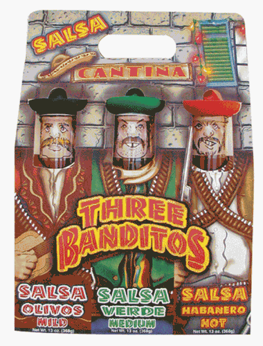 Three Banditos Salsa Gift Set by Salsa Gift Crate