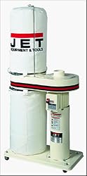 JET 708640 DC-650 1-Horsepower 650 CFM Vertical Bag Dust Collector, 115-Volt 1-Phase