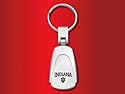Indiana University - Teardrop Keychain - Laser Engraved