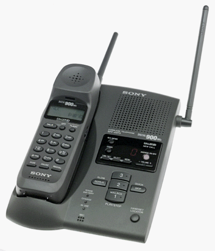 Sony SPP-A973 900 MHz Digital Cordless Phone with Answering System