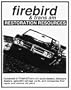 Firebird and Trans Am Restoration Resources