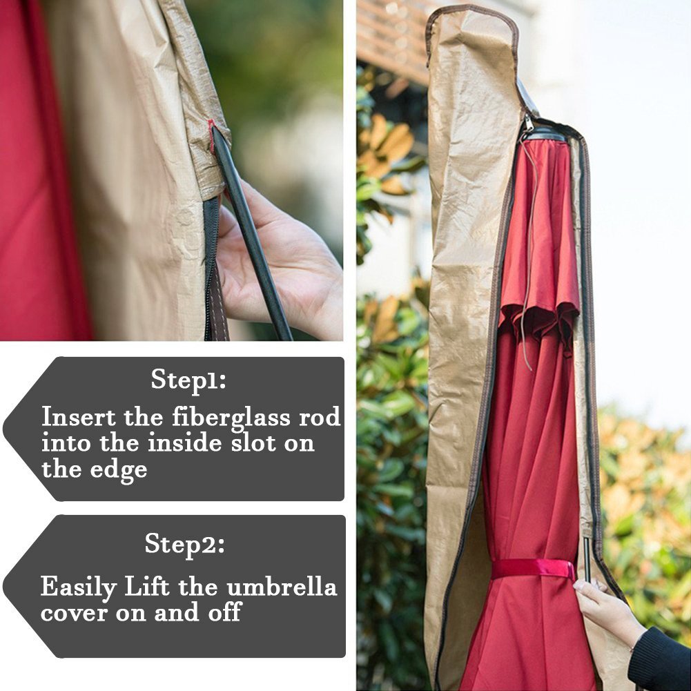 Abba Patio Outdoor Market Patio Umbrella Cover for 711 Ft Umbrella