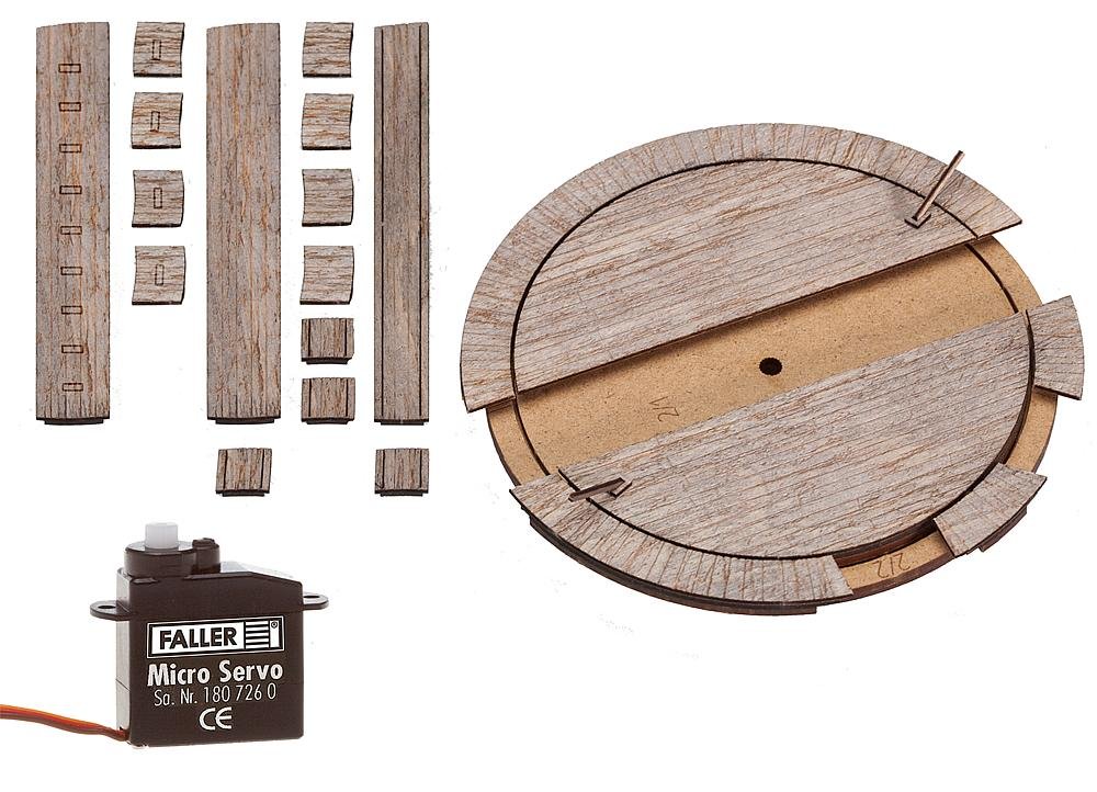 Amazon.com: HO Scale Wood-Deck Freight Car Turntable w/Servo Drive ... Amazon.com: HO Scale Wood-Deck Freight Car Turntable w/Servo Drive ...