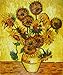 Art Reproduction Oil Painting - Van Gogh Paintings: Vase with Fifteen Sunflowers - Classic 20" X 24" - Hand Painted Canvas Art