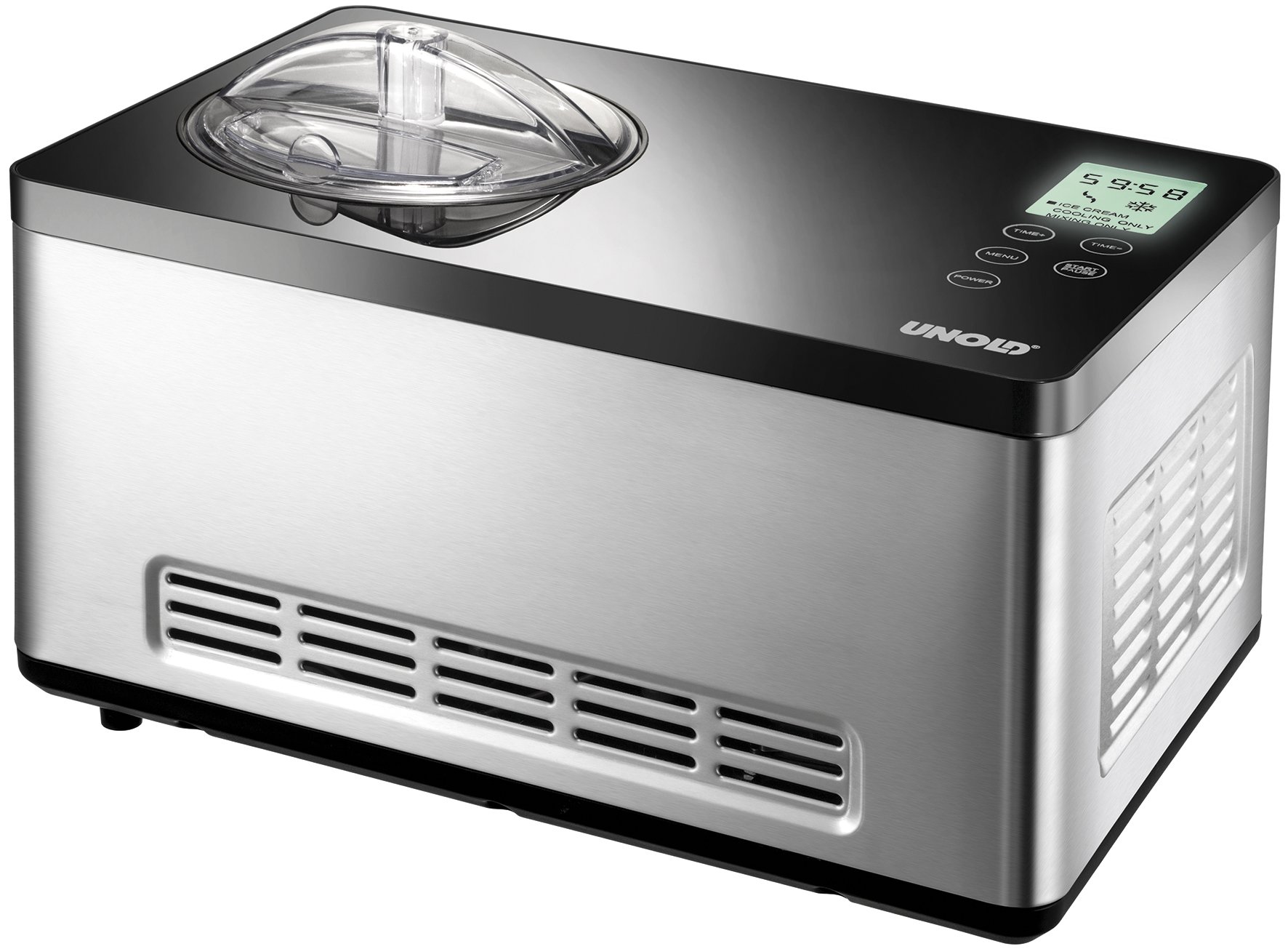 Unold Gusto Ice Cream Maker 2 Litre 180 W Stainless Steel/Black eBay