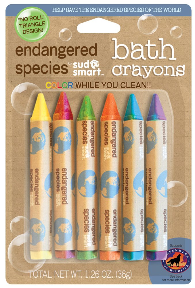Health Science Labs Endangered Species Carded Bath Crayons