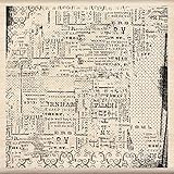 Inkadinkado Wood Stamp, News Print