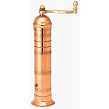 Atlas 9 Greek Copper Pepper Mill (Copper) (9.5H x 3W x 3D) by Pepper Mill Imports