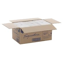 Georgia-Pacific Signature 23000 White 2-Ply Premium C-Fold Paper Towel, 13.2" Length x 10.1" Width (Case of 12 Packs, 120 per Pack)