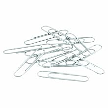 ACCO Economy Jumbo Paper Clips, Smooth, Jumbo, 100/Box, 10 Boxes (72580)