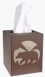 Bear Wildlife Lazar Cut Metal Facial Home Decor Kleenex Tissue Box Holder