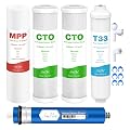 SimPure 50 GPD Revers Osmosis Water Filter Replacement Set, Compatible with APEC ESSENCE Series ROES-50