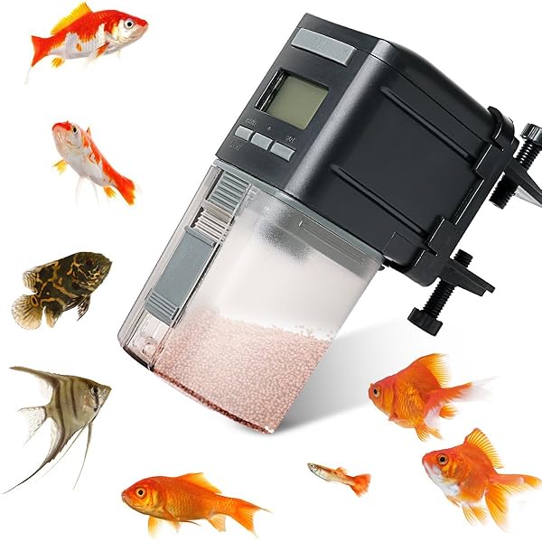 Fish Feeder Automatic Fish Feeder Battery Operated Aquarium Tank